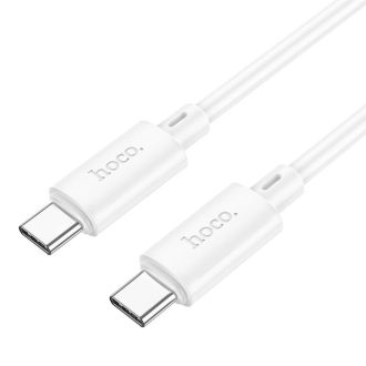   Hoco USB-C - USB-C 60W-os gyorstöltő kábel - 1 méter, fehér
