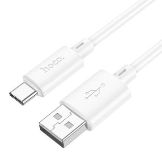   USB-A - USB-C 3A-es adat- és töltőkábel - 1 méter, fehér (Hoco)