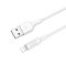 USB-A - Lightning 2A-es adat- és töltőkábel - 1 méter, fehér (Hoco)