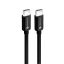 Forcell USB-C - USB-C 60W-os gyorstöltő kábel - 3 méter, fekete