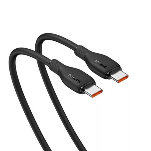 Baseus USB-C - USB-C 100W-os gyorstöltő kábel - 1,2 méter, fekete