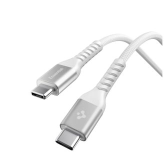   Spigen USB-C - USB-C 100W-os gyorstöltő kábel - 1 méter, fehér
