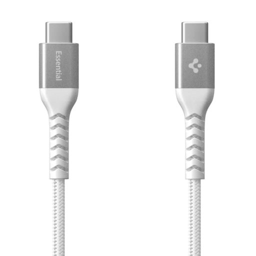 Spigen USB-C - USB-C 100W-os gyorstöltő kábel - 1 méter, fehér
