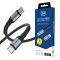 3mk USB-C - USB-C 240W-os gyorstöltő kábel - 1 méter, fekete