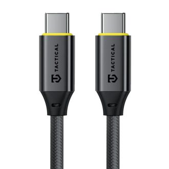   Tactical USB-C - USB-C 100W-os gyorstöltő kábel - 1 méter, fekete