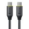 Tactical USB-C - USB-C 100W-os gyorstöltő kábel - 1 méter, fekete
