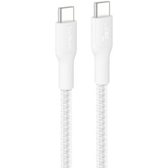   Belkin USB-C - USB-C 240W-os gyorstöltő kábel - 1 méter, fehér