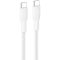 Belkin USB-C - USB-C 240W-os gyorstöltő kábel - 1 méter, fehér