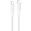 Belkin USB-C - USB-C 240W-os gyorstöltő kábel - 1 méter, fehér