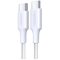 Ugreen USB-C - USB-C 60W-os gyorstöltő kábel - 1 méter, fehér