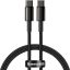 Baseus USB-C - USB-C 100W-os gyorstöltő kábel - 1 méter, fekete