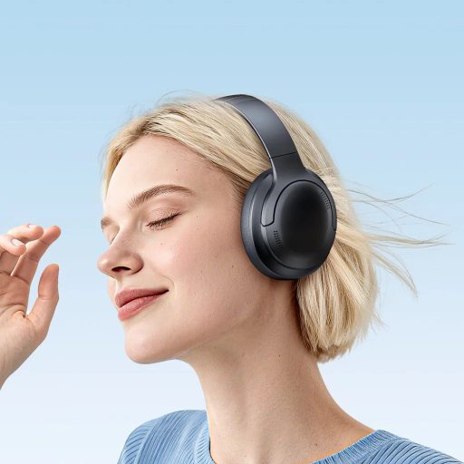BASEUS BASS BH1 LITE bluetooth fejhallgató, AI zajszűrővel, Fekete