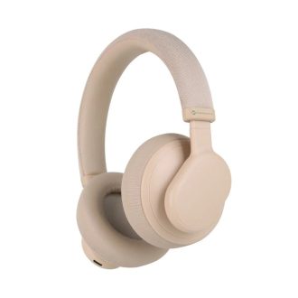  FORCELL F-AUDIO Touch Beat vezeték nélküli bluetooth fejhallgató, ANC, Bézs