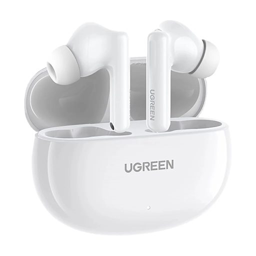 UGREEN - HiTune T6 - vezeték nélküli bluetooth fülhallgató ANC funkcióval, fehér