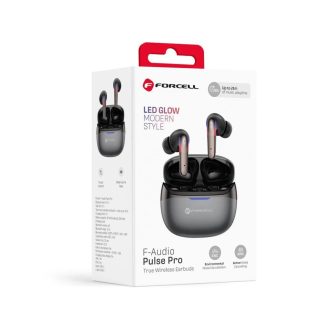   FORCELL - Pulse Pro ANC + ENC - vezeték nélküli bluetooth fülhallgató, fekete