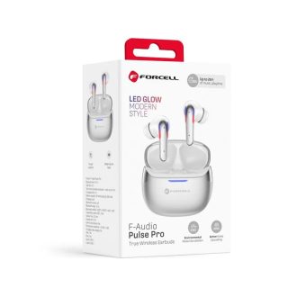   FORCELL - Pulse Pro ANC + ENC - vezeték nélküli bluetooth fülhallgató, ezüst
