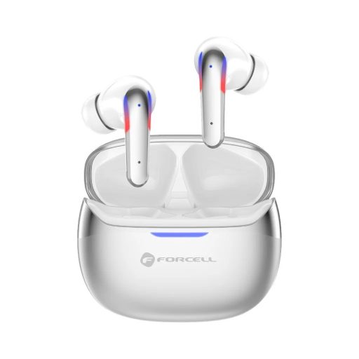 FORCELL - Pulse Pro ANC + ENC - vezeték nélküli bluetooth fülhallgató, ezüst