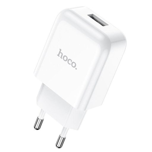 Hoco USB-A 10W-os hálózati töltő adapter - fehér