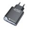 Forcell 2xUSB-C 45W-os GaN3 ultravékony hálózati gyorstöltő - fekete