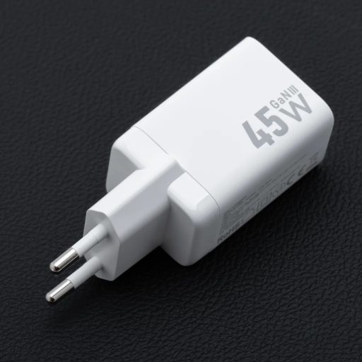 Forcell 2xUSB-C 45W-os GaN3 hálózati gyorstöltő adapter - fehér