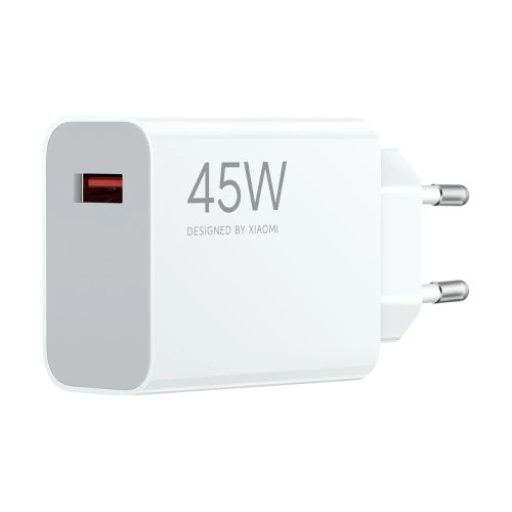 Xiaomi USB-A 45W-os hálózati gyorstöltő - fehér
