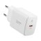 Spigen USB-C 20W-os GaN hálózati gyorstöltő - fehér