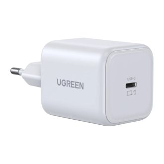 Ugreen USB-C 45W-os GaN hálózati gyorstöltő - fehér