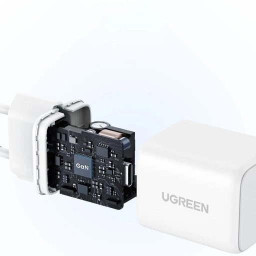 Ugreen USB-C 30W-os GaN hálózati gyorstöltő - fehér
