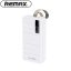 Power bank / külső akkumulátor - REMAX - 30000 mAh, PD20W + QC22.5W PD+QC GYORSTÖLTŐS, fehér