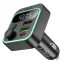 FM transmitter és töltő - Hoco E85 fekete - 2 x USB A + 1 x USB C, QC3.0 PD, 18W+20W