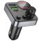 FM transmitter és töltő - Hoco E86 fekete - 2 x USB A + 1 x USB C, QC3.0 PD, 18W+30W