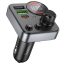 FM transmitter és töltő - Hoco E86 fekete - 2 x USB A + 1 x USB C, QC3.0 PD, 18W+30W
