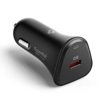 30W-os autós töltő - SPIGEN Essential USB C