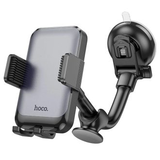   HOCO H27 - autós telefontartó szélvédőre / középső konzolra, fekete