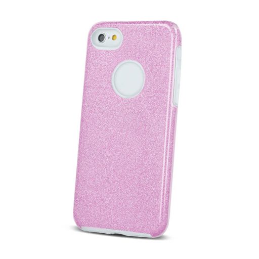 Samsung Galaxy A57 5G - GLITTER szilikon tok, rózsaszín