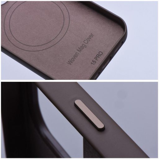 iPhone 13 Pro Woven MagSafe tok, világosbarna