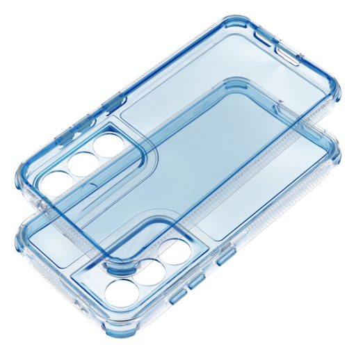 Samsung Galaxy S26 Plus - MATRIX CLEAR tok, átlátszó / kék