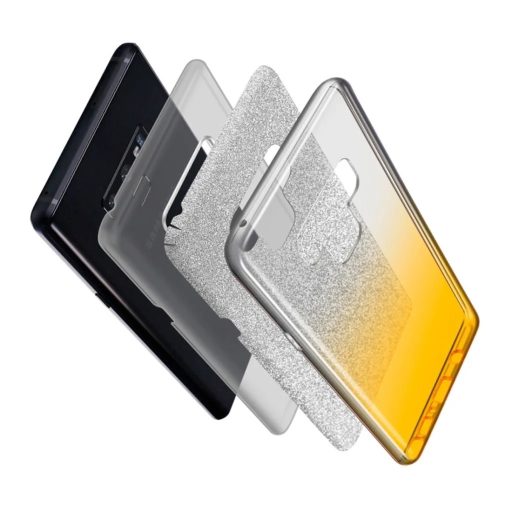 Samsung Galaxy A34 5G - Bling flitteres tok, ezüst/arany