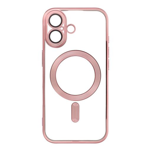 Samsung Galaxy A27 5G ELECTRO MAG COVER MagSafe kompatibilis szilikon tok, rózsaarany