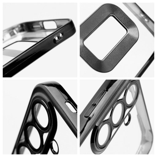 Samsung Galaxy S24 - GLAM tok, kameravédővel, fekete