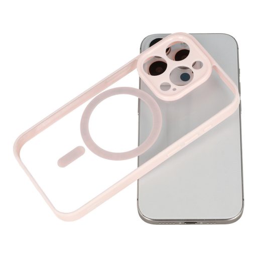 Samsung Galaxy S24 - Színes AKRIL MagSafe tok - Világos rózsaszín