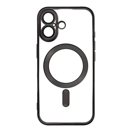 Samsung Galaxy S24 ELECTRO MAG COVER MagSafe kompatibilis szilikon tok, fekete