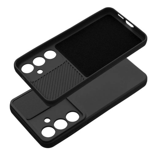 Samsung Galaxy S24 Plus - SLIDE tok, kameravédő, fekete