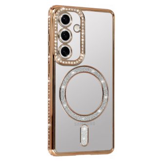 Samsung Galaxy S25 BLING MagSafe tok, ARANY