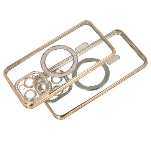Samsung Galaxy S25 BLING MagSafe tok, ARANY