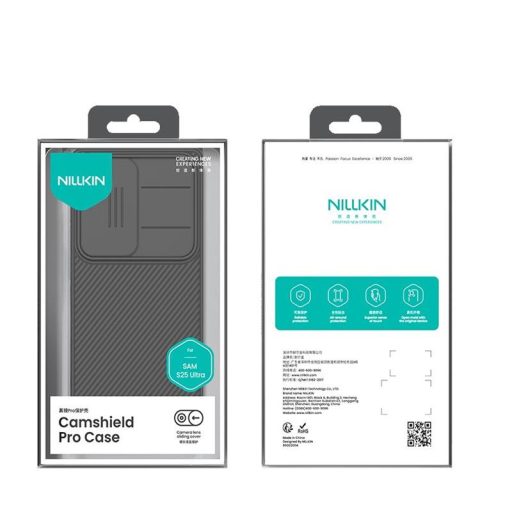 Samsung S25 Ultra - Nillkin Camshield Pro tok, fekete