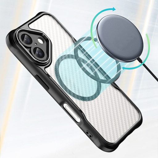Samsung Galaxy S25 Ultra - Defender Carbon Mag ütésálló MagSafe kompatibilis tok - fekete