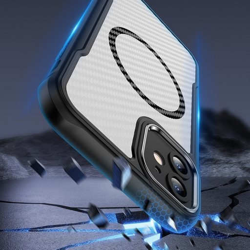 Samsung Galaxy S25 Ultra - Defender Carbon Mag ütésálló MagSafe kompatibilis tok - fekete