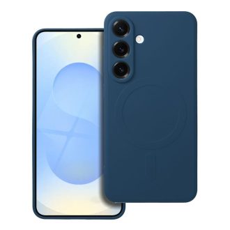 Samsung A16 SILICONE MAG tok, MagSafe, kék