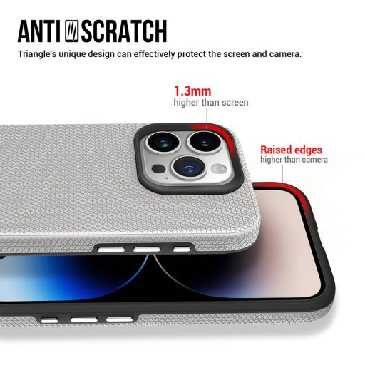 Samsung Galaxy A15 Vmax Triangle tok, ezüst